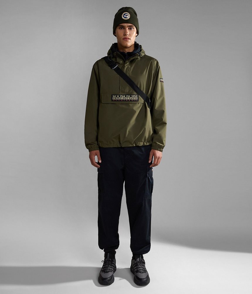 Anoraks Barbati Napapijri Freestrider Anorak Jacket Kaki Verzi | ORA458302