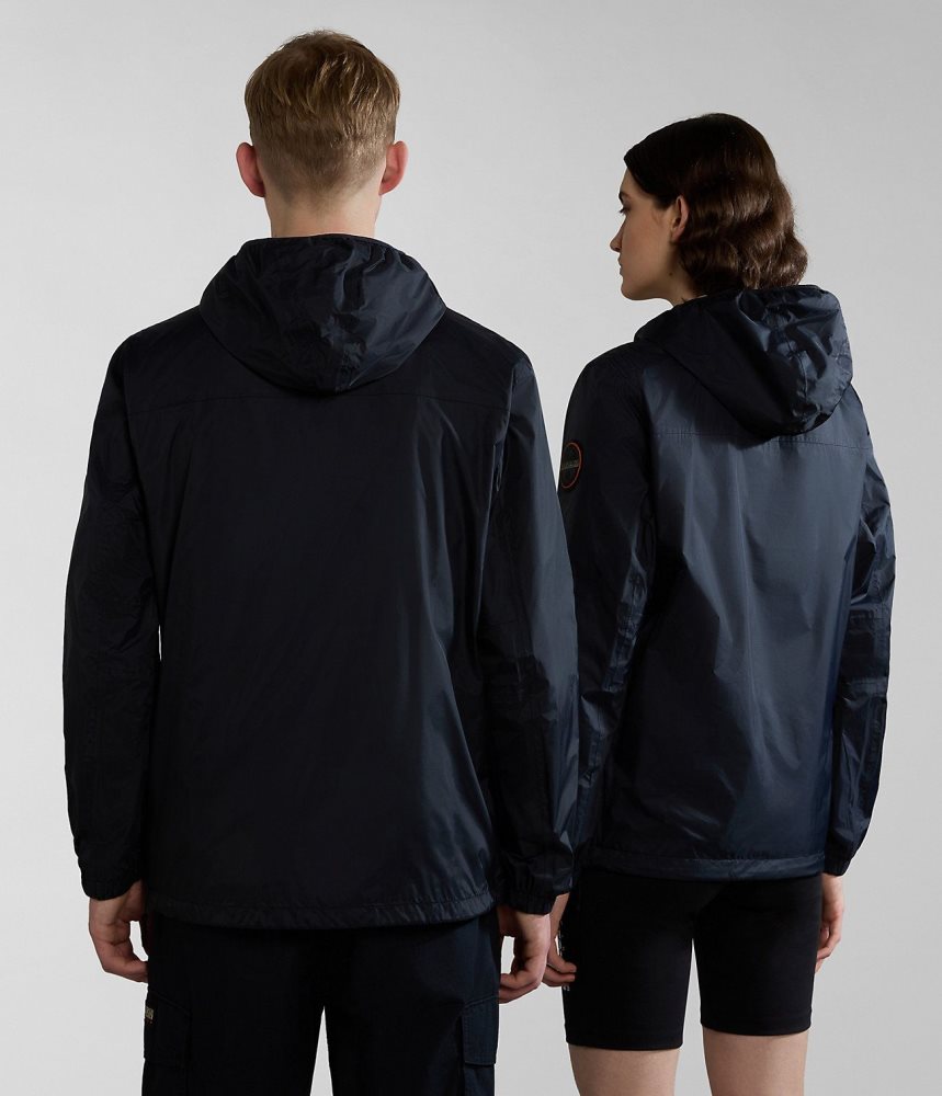 Anoraks Barbati Napapijri Rainforest Ripstop Anorak Jacket - Unisex Negrii | ZQS725134