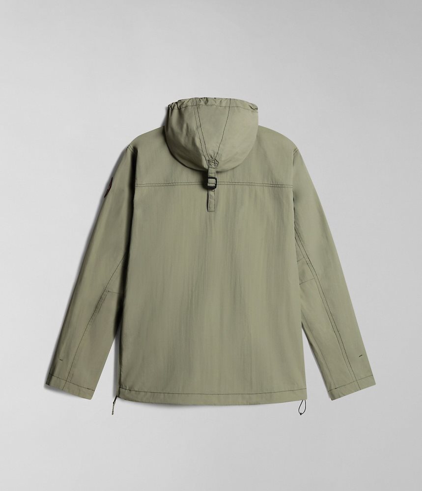 Anoraks Barbati Napapijri Rainforest Summer Anorak Jacket Verzi | TRV063482