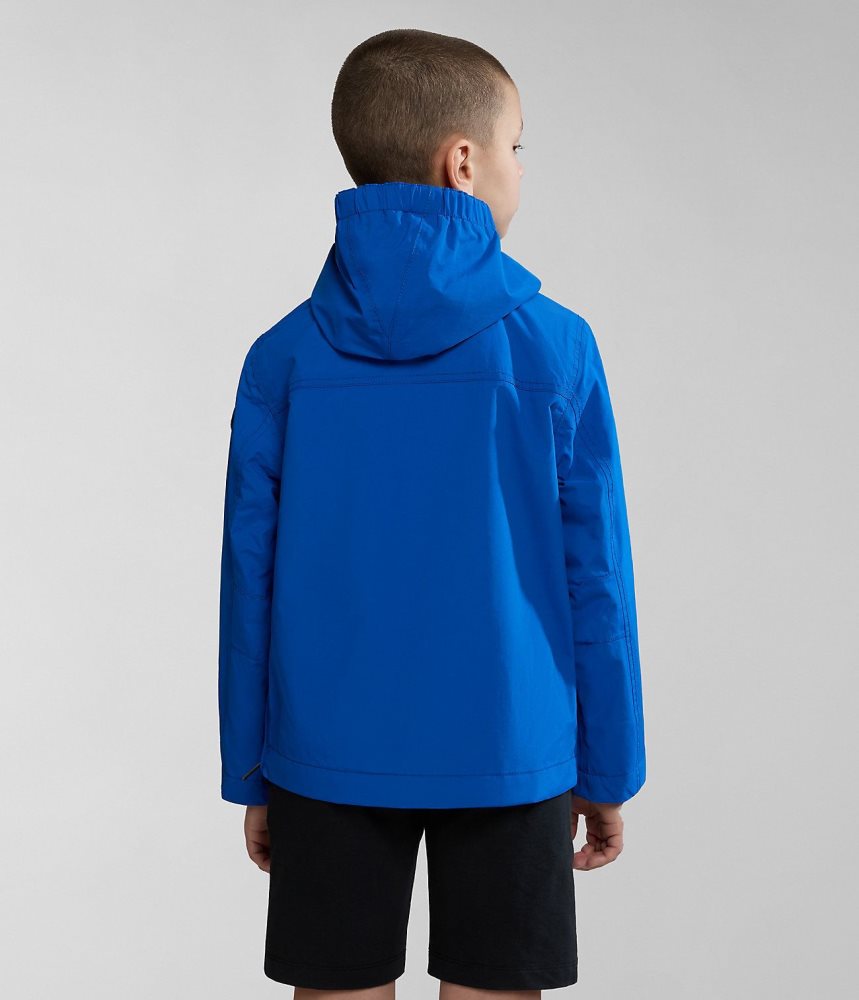 Anoraks Copii Napapijri Rainforest Summer Anorak Jacket (4-16 YEARS) Albastri | XOG698752