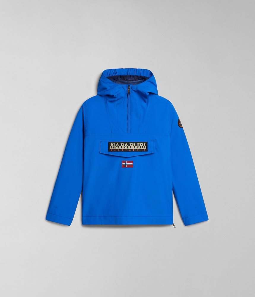 Anoraks Copii Napapijri Rainforest Summer Anorak Jacket (4-16 YEARS) Albastri | XOG698752