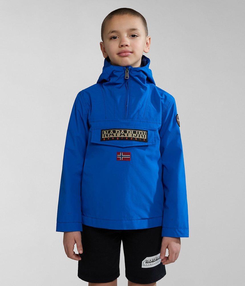 Anoraks Copii Napapijri Rainforest Summer Anorak Jacket (4-16 YEARS) Albastri | XOG698752