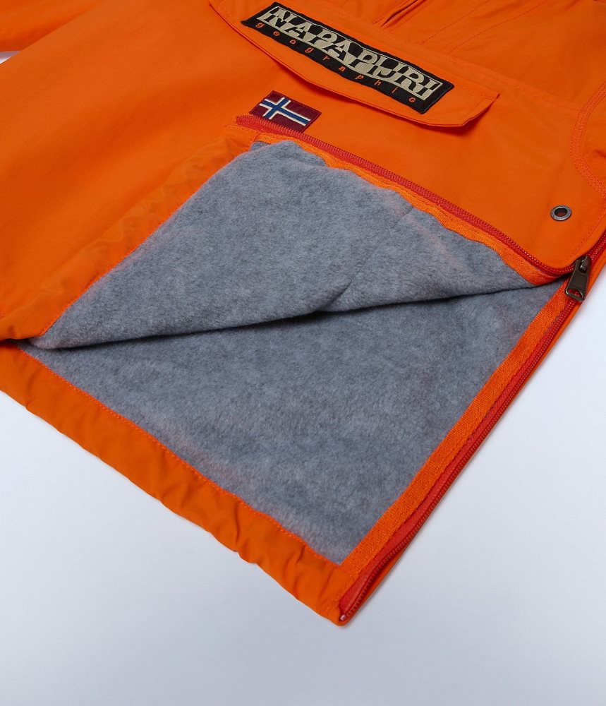 Anoraks Copii Napapijri Rainforest Winter Anorak Jacket (4-16 YEARS) Portocalii Rosii | UJF510738