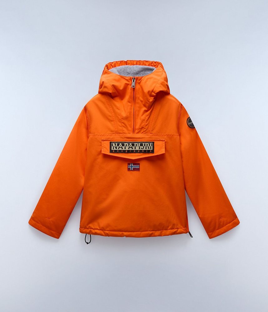 Anoraks Copii Napapijri Rainforest Winter Anorak Jacket (4-16 YEARS) Portocalii Rosii | UJF510738