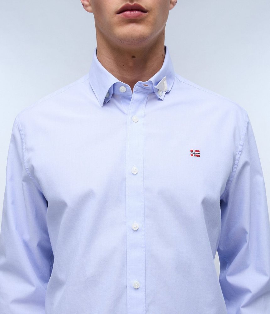 Camasa Barbati Napapijri Graie Long Sleeve Shirt Multicolour | VPC581307