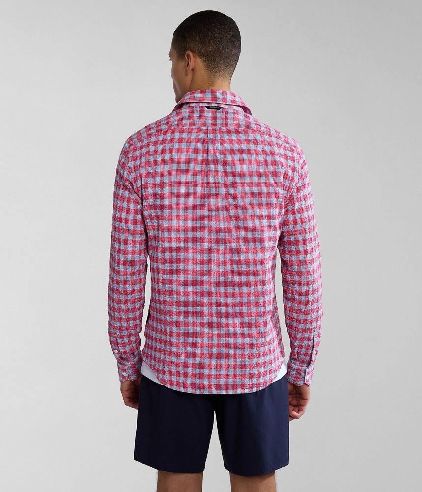 Camasa Barbati Napapijri Tulita Long Sleeve Shirt Multicolour | ZAS640937