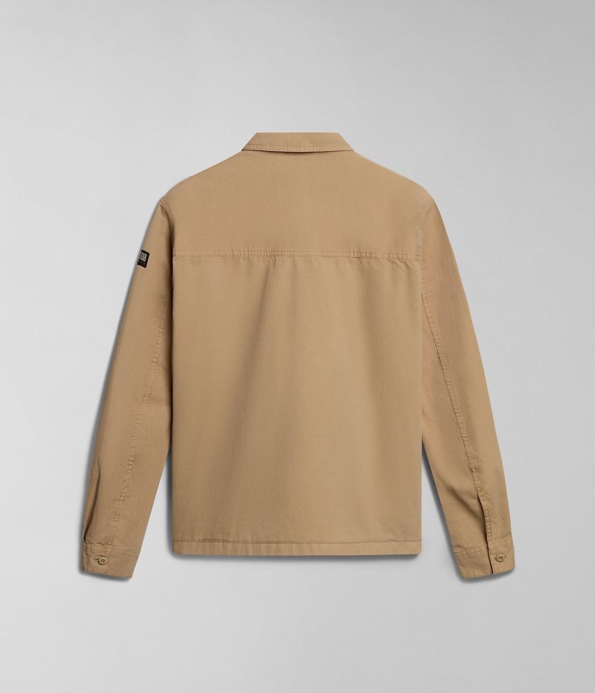Camasa Dama Napapijri Boyd Overshirt Jacket Bej | HET840951
