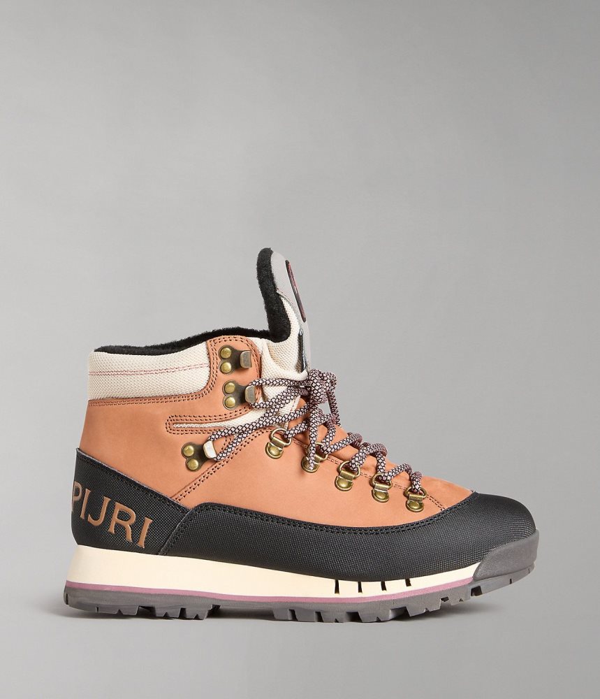 Cizme Dama Napapijri Gem City Boots Muștar | HZK245173