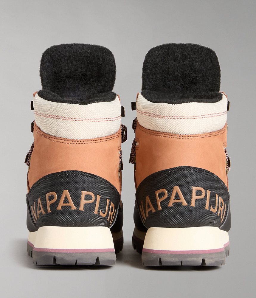 Cizme Dama Napapijri Gem City Boots Muștar | HZK245173