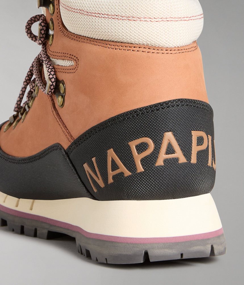 Cizme Dama Napapijri Gem City Boots Muștar | HZK245173
