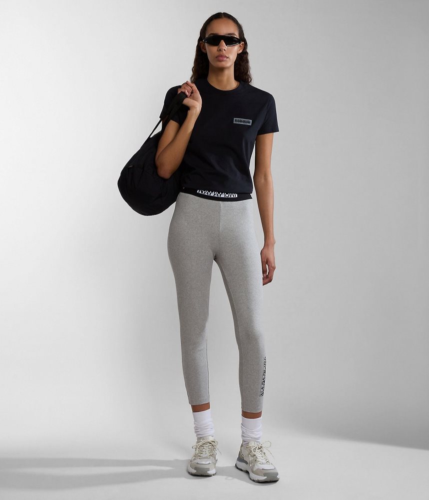 Colanti Dama Napapijri Box Leggings Gri | CIM792835