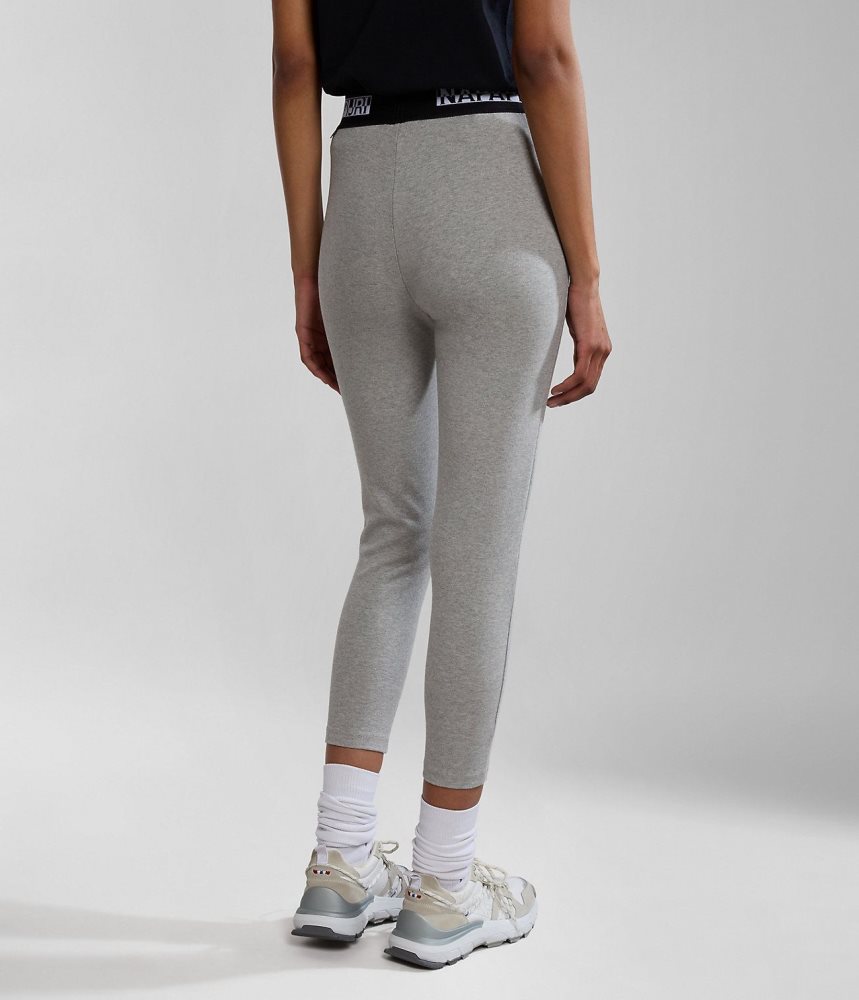 Colanti Dama Napapijri Box Leggings Gri | CIM792835