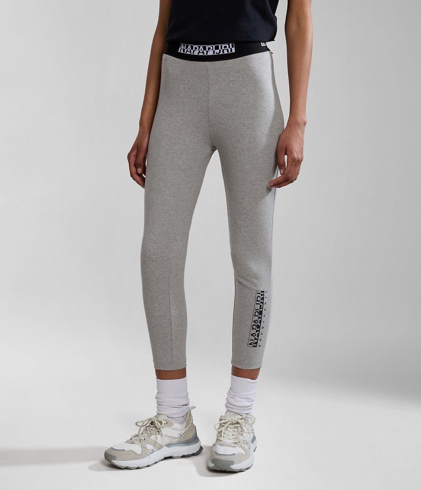 Colanti Dama Napapijri Box Leggings Gri | CIM792835