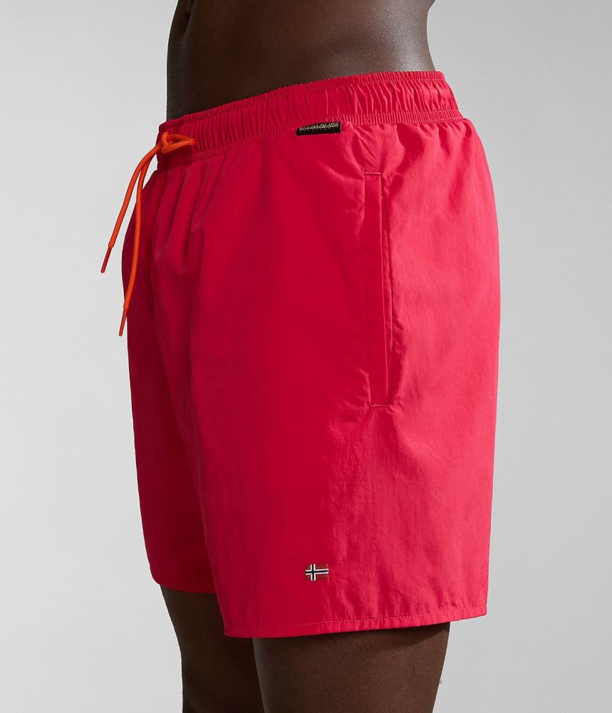 Costum Competitie Barbati Napapijri Haldane Swimming Trunks Rosii | WIY741206