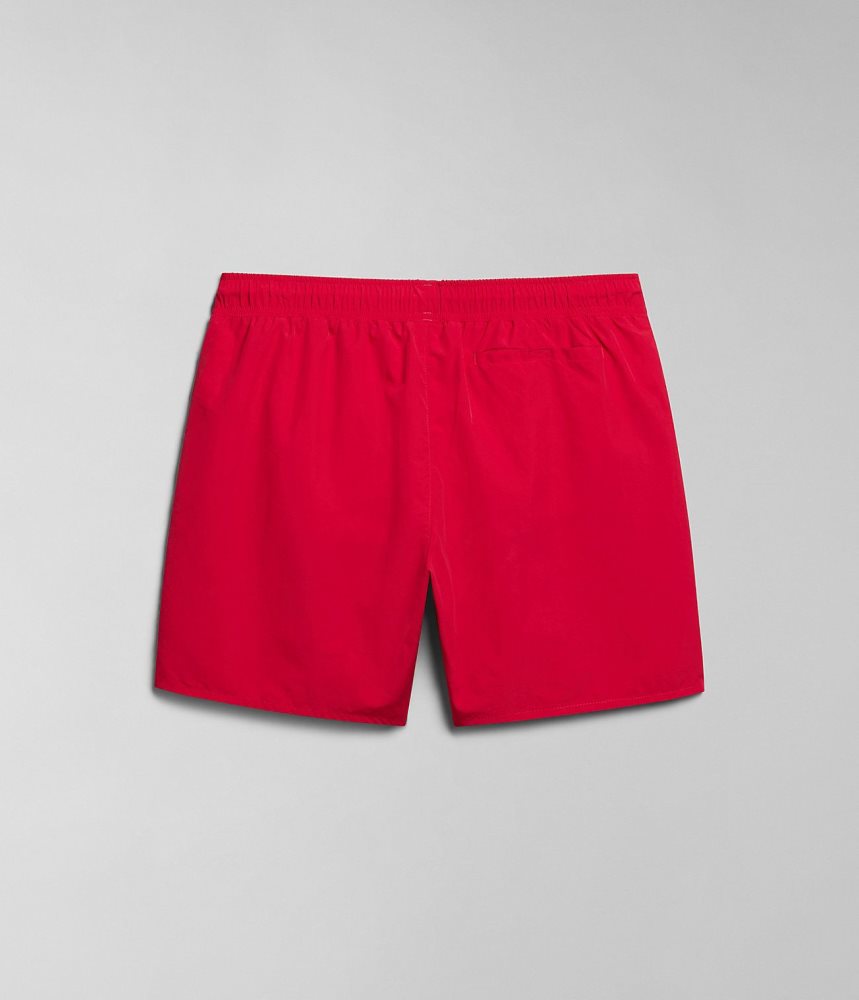 Costum Competitie Barbati Napapijri Haldane Swimming Trunks Rosii | WIY741206