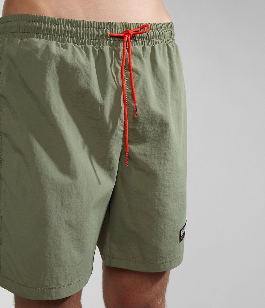 Costum Competitie Barbati Napapijri Iaato Summer Trunks Verzi | XHP831509