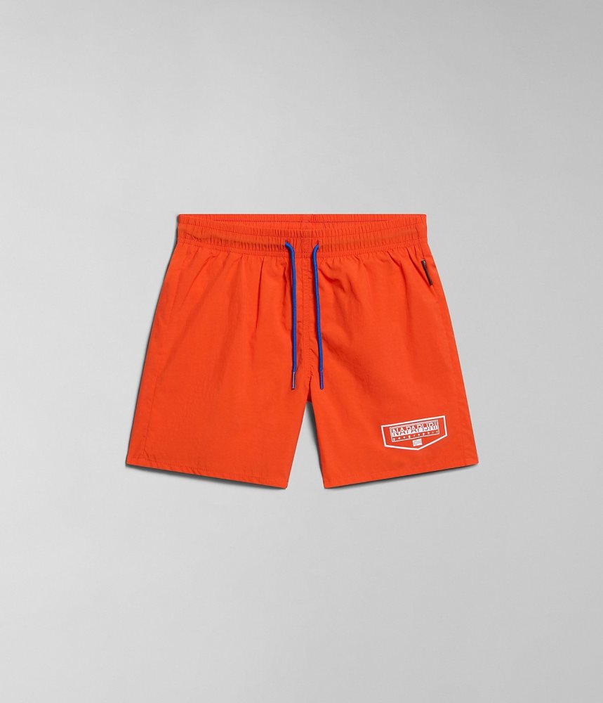 Costum Competitie Copii Napapijri Cree Swimming Trunks (4-16 YEARS) Portocalii | RGY046239
