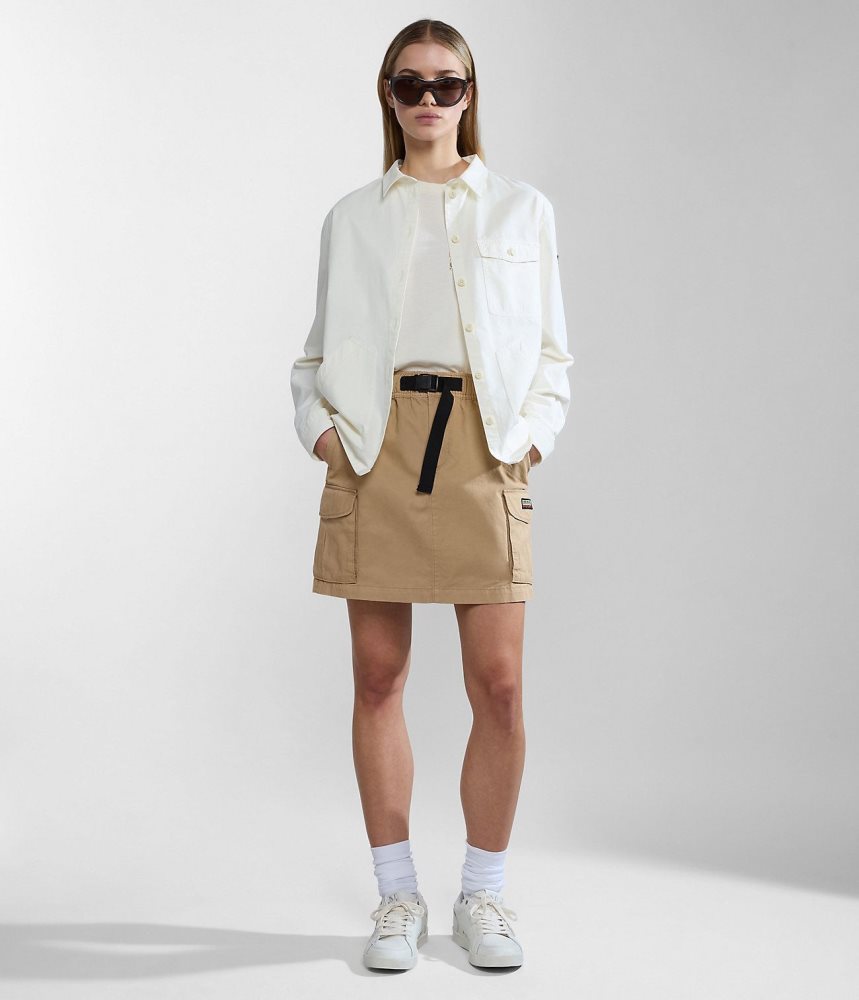 Fuste Dama Napapijri Boyd Skirt Bej | WFU523719
