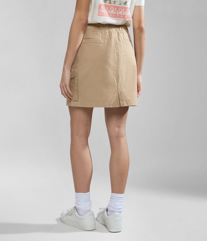 Fuste Dama Napapijri Boyd Skirt Bej | WFU523719