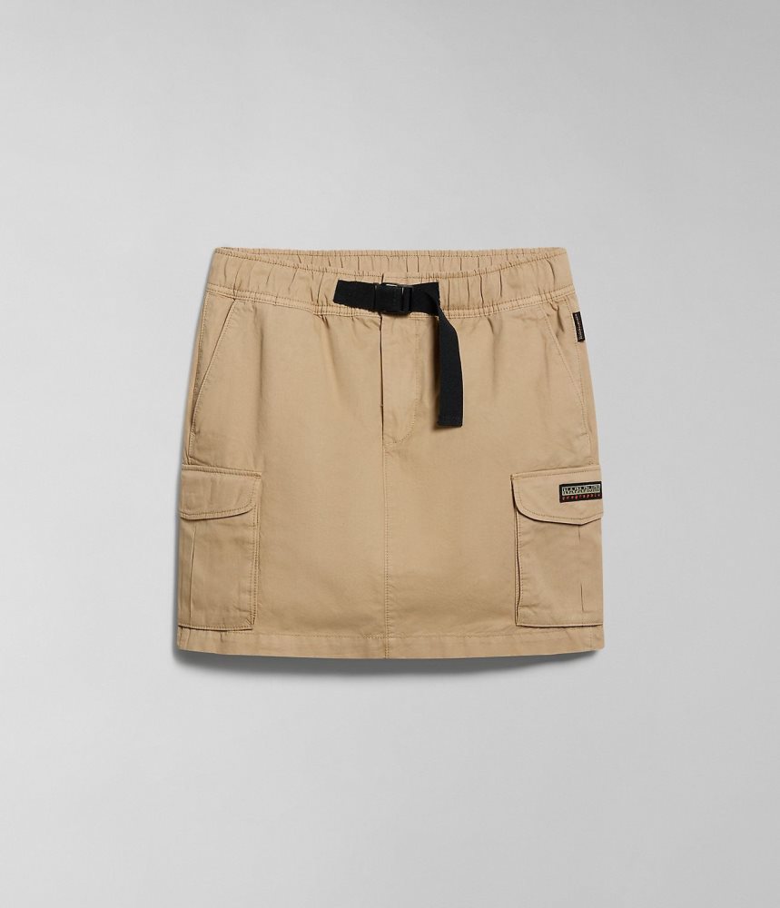 Fuste Dama Napapijri Boyd Skirt Bej | WFU523719