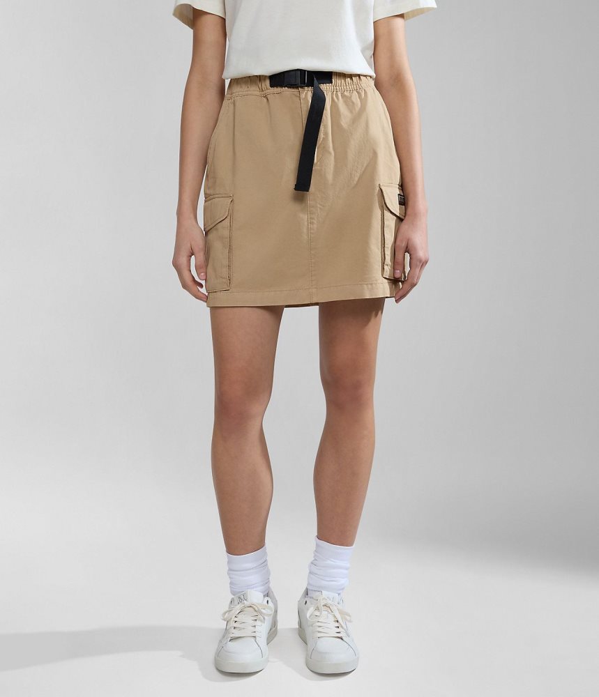 Fuste Dama Napapijri Boyd Skirt Bej | WFU523719