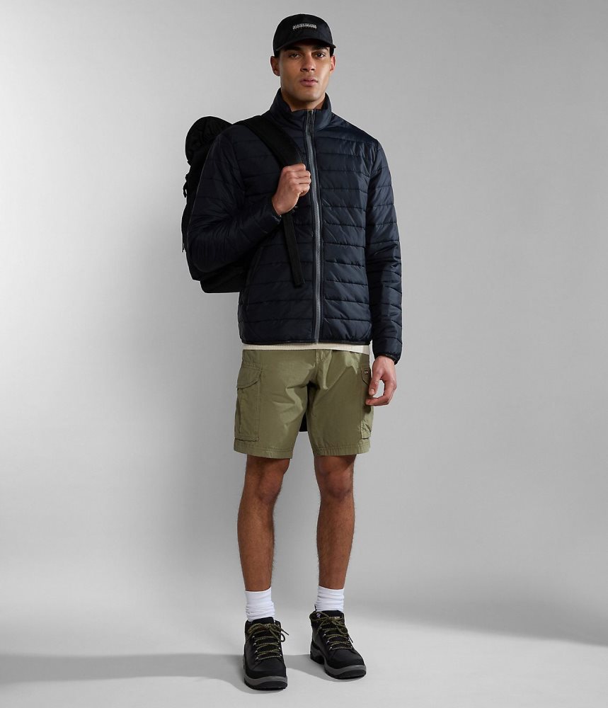 Geaca Puffer Barbati Napapijri Acalmar Short Jacket Negrii | XGQ856742