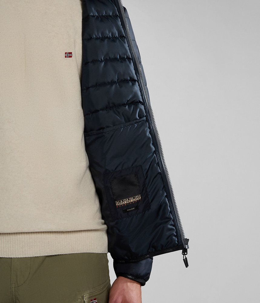 Geaca Puffer Barbati Napapijri Acalmar Short Jacket Negrii | XGQ856742