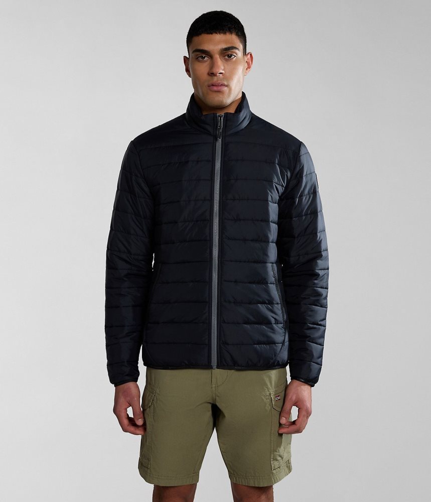 Geaca Puffer Barbati Napapijri Acalmar Short Jacket Negrii | XGQ856742