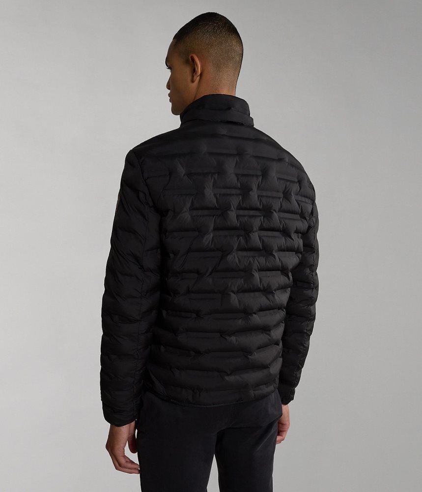 Geaca Puffer Barbati Napapijri Alvar Reversible Puffer Jacket Negrii | FQI316972