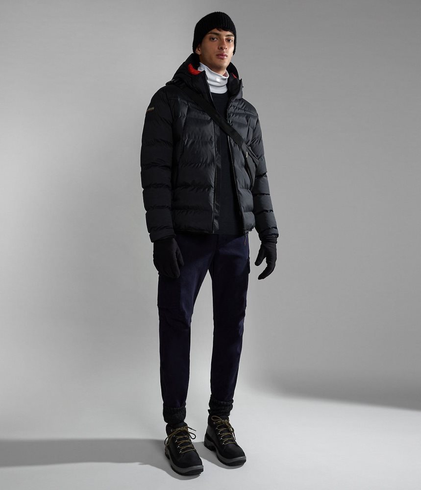 Geaca Puffer Barbati Napapijri Thermo Puffer Jacket Negrii | SFE139207
