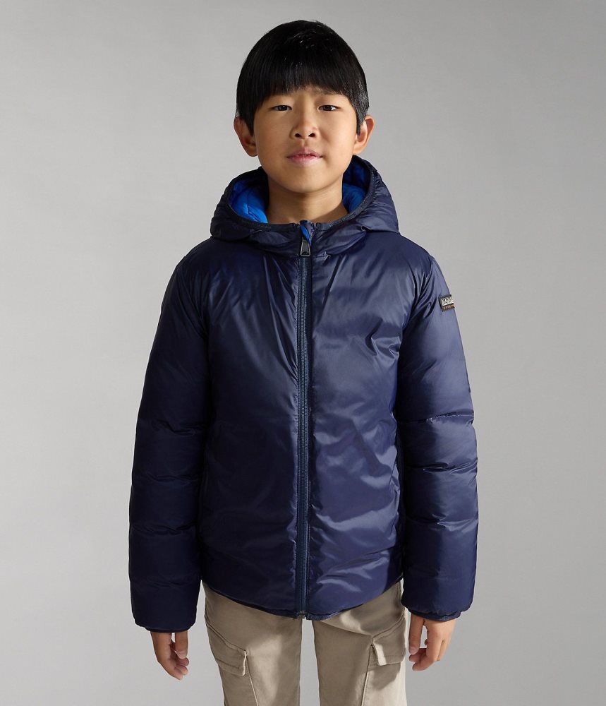 Geaca Puffer Copii Napapijri Aerons Puffer Jacket (4-16 YEARS) Albastri | XAS907642