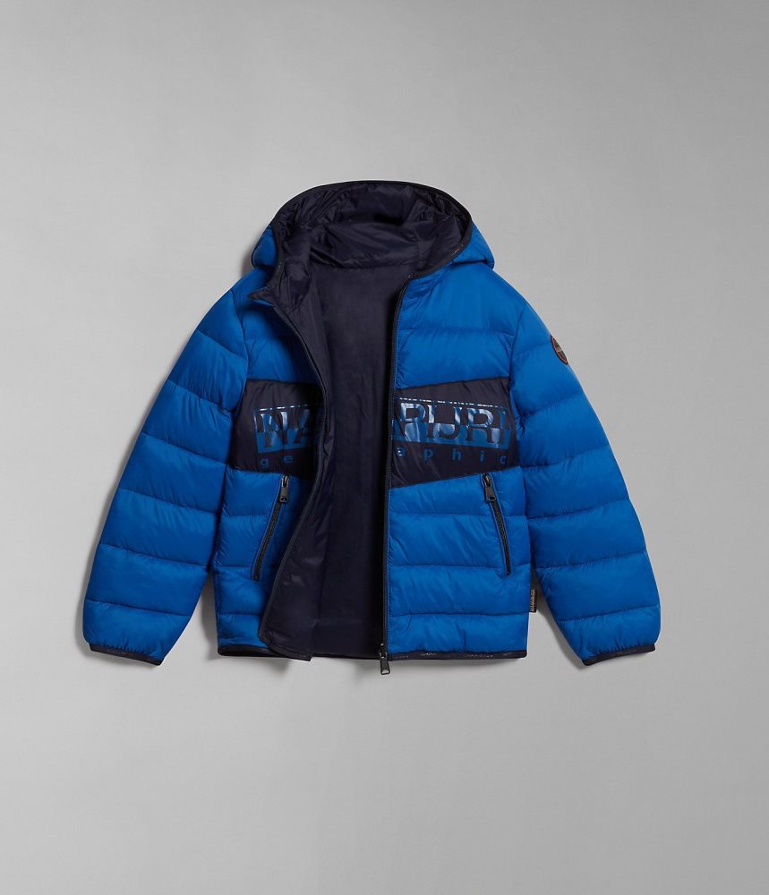 Geaca Puffer Copii Napapijri Aerons Puffer Jacket (4-16 YEARS) Albastri | XAS907642