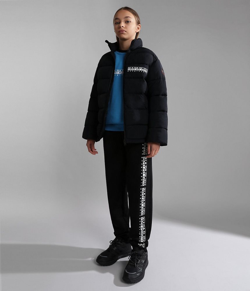 Geaca Puffer Copii Napapijri Bachar Puffer Jacket (10-16 YEARS) Negrii | HRU965270