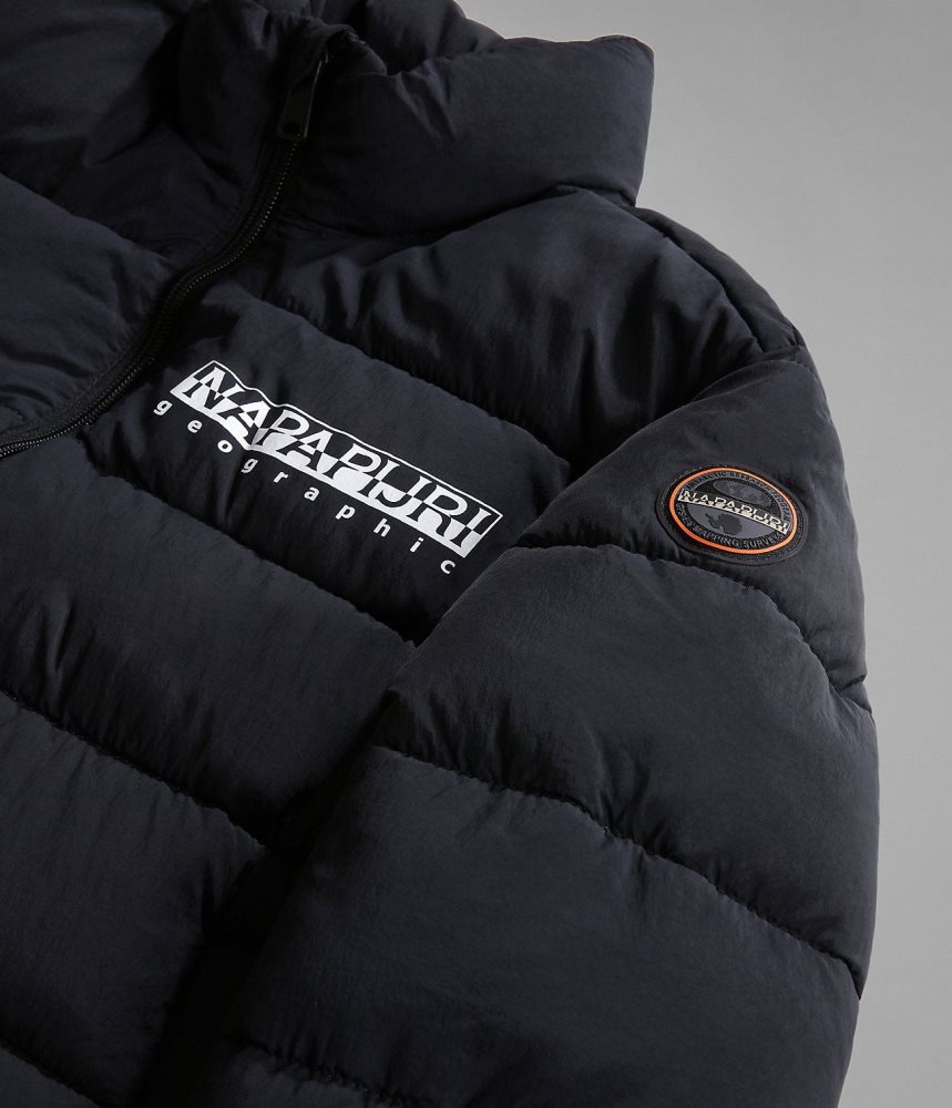 Geaca Puffer Copii Napapijri Bachar Puffer Jacket (10-16 YEARS) Negrii | HRU965270