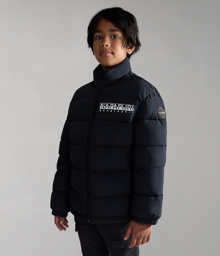 Geaca Puffer Copii Napapijri Bachar Puffer Jacket (10-16 YEARS) Negrii | HRU965270