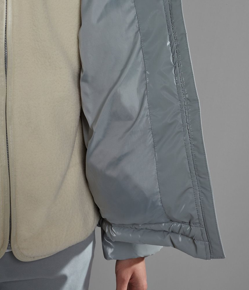 Geaca Puffer Dama Napapijri Ellis Puffer Jacket Gri | HSL645709