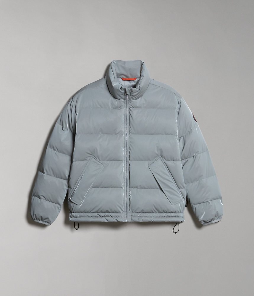 Geaca Puffer Dama Napapijri Ellis Puffer Jacket Gri | HSL645709