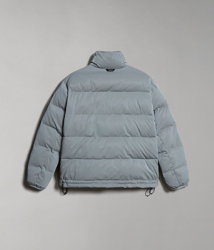 Geaca Puffer Dama Napapijri Ellis Puffer Jacket Gri | HSL645709