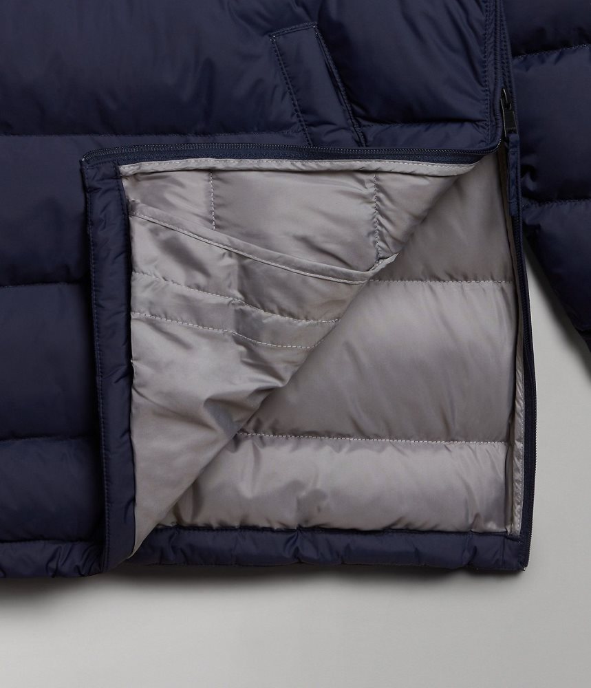 Geaca Puffer Dama Napapijri Northfarer Puffer Anorak Albastri Inchis | LKF354086