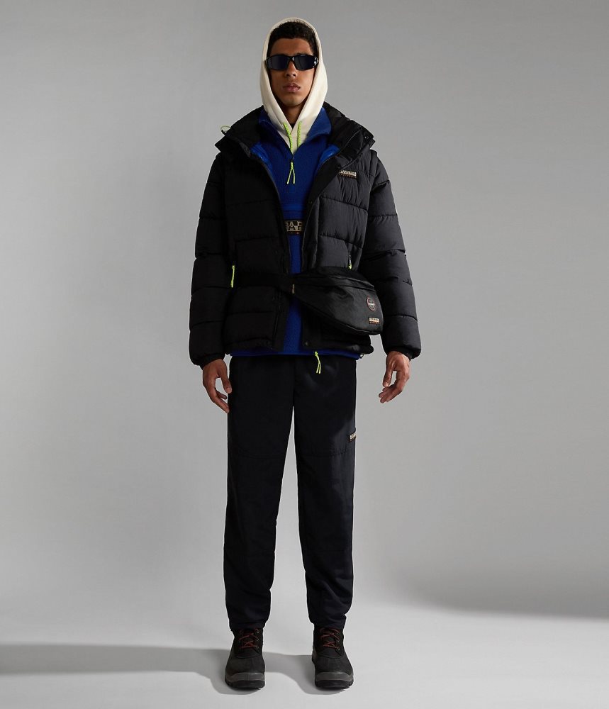 Geaca Puffer Dama Napapijri Rick Puffer Jacket Negrii | VEX643597