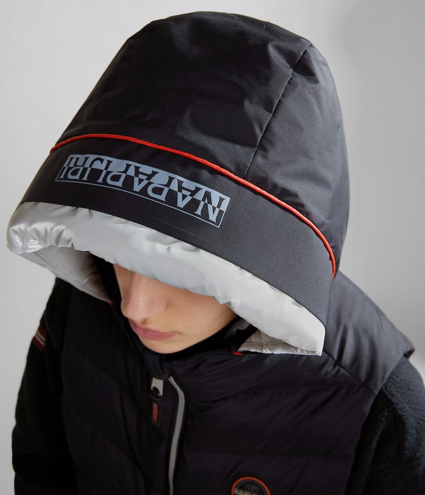 Geaca Puffer Dama Napapijri Thermo Puffer Vest Negrii | HAE190846