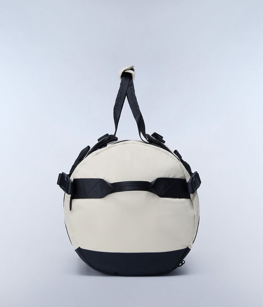 Geanta Duffle Copii Napapijri Bering Travel Duffle Bag Bej Argintii | WDO983156
