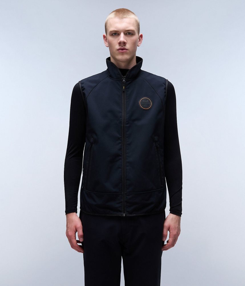 Gilet Barbati Napapijri Lorze Vest Negrii | LPF620519