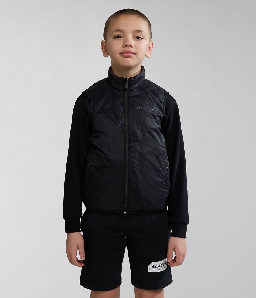Gilet Copii Napapijri Santafe Vest (4-16 YEARS) Gri Inchis | OZG016387