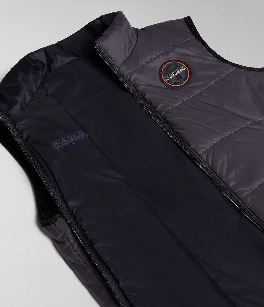 Gilet Copii Napapijri Santafe Vest (4-16 YEARS) Gri Inchis | OZG016387
