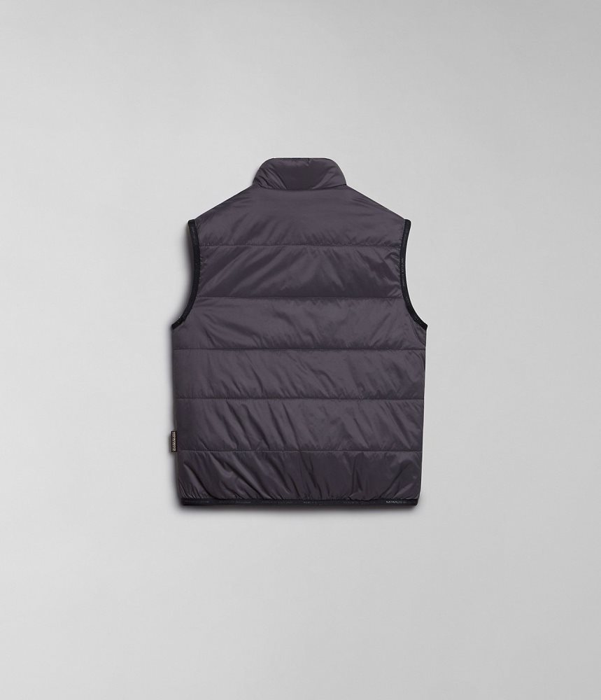 Gilet Copii Napapijri Santafe Vest (4-16 YEARS) Gri Inchis | OZG016387