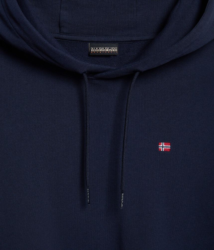 Hanorac cu Gluga Barbati Napapijri Balis Summer Hoodie Albastri Inchis | LIC571034