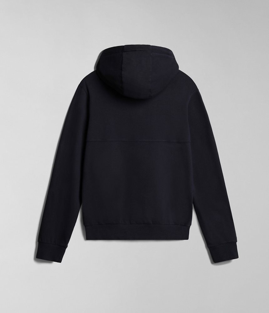 Hanorac cu Gluga Barbati Napapijri Bollo Summer Hoodie Albastri Inchis | AGV012754