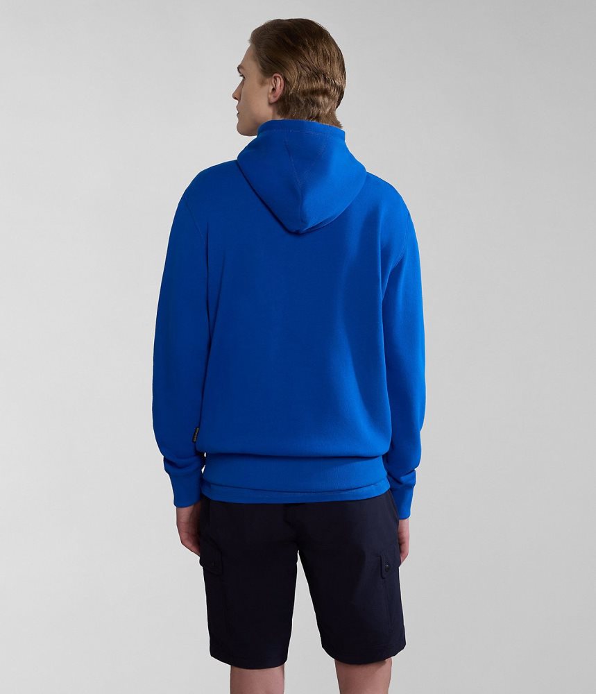 Hanorac cu Gluga Barbati Napapijri Kreis Hoodie Albastri | VYL964718