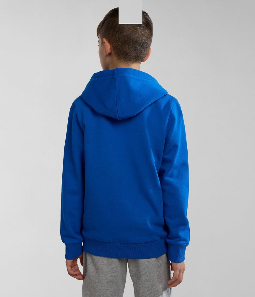Hanorac cu Gluga Copii Napapijri Kitik Full-Zip Hoodie (4-16 YEARS) Albastri | USZ435760